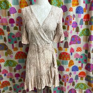 Oysho Faux Wrap Dress. Small